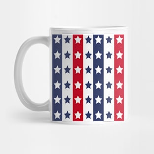 red blue stars usa americanflag flagcolors seamless usaflag Mug